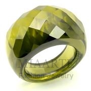 Wholesale AAA Grade CZ, Olivine color, Women, Stone, Ring