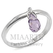 Wholesale Genuine Stone, Amethyst, Silver Plated, Women, Sterling Silver, Ring