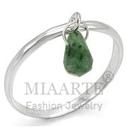 Wholesale Genuine Stone, Emerald, Silver Plated, Women, Sterling Silver, Ring