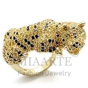 Wholesale Synthetic, Emerald, Imitation Gold, Women, Brass, Ring