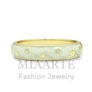 Wholesale Top Grade Crystal, Clear, Flash Gold, Women, White Metal, Bangle