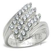 Wholesale AAA Grade CZ, Clear, Silver Plated, Women, Sterling Silver, Ring