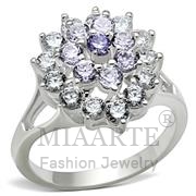 Wholesale AAA Grade CZ, MultiColor, Silver Plated, Women, Sterling Silver, Ring