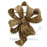 Wholesale Top Grade Crystal, CitrineYellow, Gold, Women, White Metal, Brooches