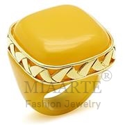 Wholesale Synthetic, Topaz, IP Gold(Ion Plating), Women, Brass, Ring
