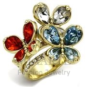 Wholesale Assorted, MultiColor, Gold, Women, Brass, Ring
