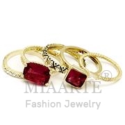 Wholesale Synthetic, Ruby, Gold, Women, Brass, Ring