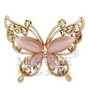 Wholesale Synthetic, LightRose, Flash Rose Gold, Women, White Metal, Brooches