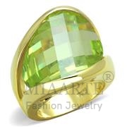 Wholesale Synthetic, Apple Yellow color, Gold, Women, Sterling Silver, Ring
