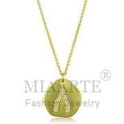 Wholesale Top Grade Crystal, Clear, Gold & phll, Women, Brass, Chain Pendant