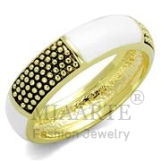 Wholesale Epoxy, White, Gold, Women, Brass, Ring