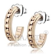 Wholesale Top Grade Crystal, Crystal Metal light gold, IP Rose Gold(Ion Plating), Women, Brass, Earrings