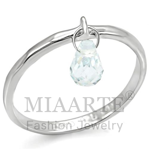 Ring,Sterling Silver,Silver Plated,Genuine Stone,Aquamarine