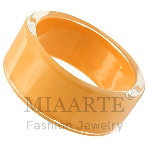 Bangle,Resin,N/A,Synthetic,Orange,Synthetic Stone