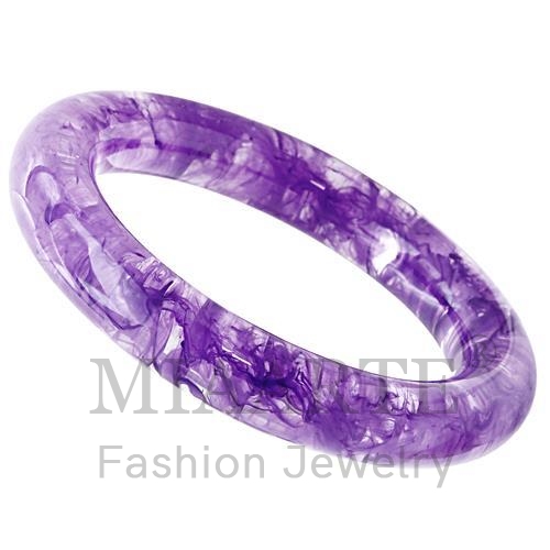 Bangle,Resin,N/A,Synthetic,Amethyst,Synthetic Stone