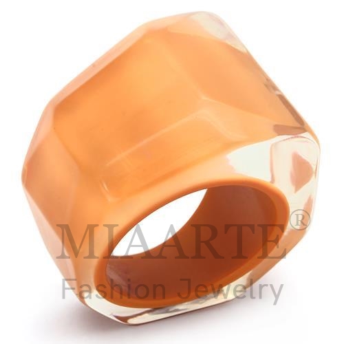Ring,Resin,N/A,Synthetic,Orange,Synthetic Stone
