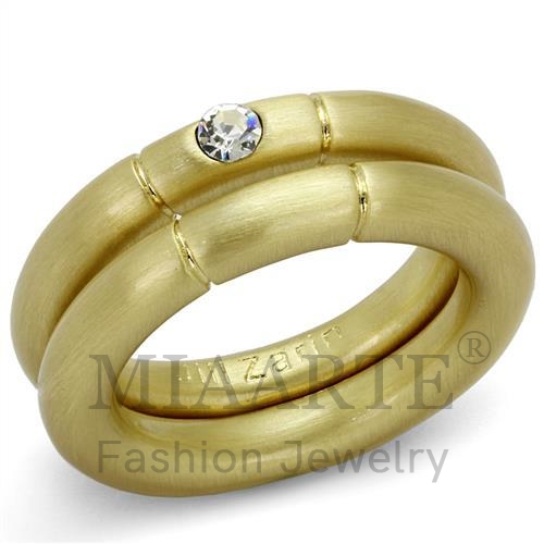 Ring,Brass,Gold & phll,Top Grade Crystal,Clear