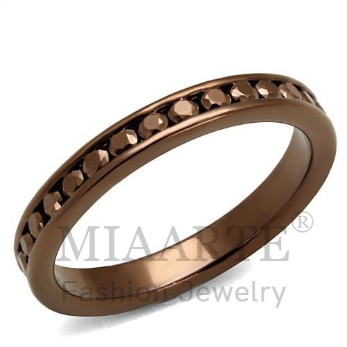 Ring,Brass,AAA Grade CZ,Brown