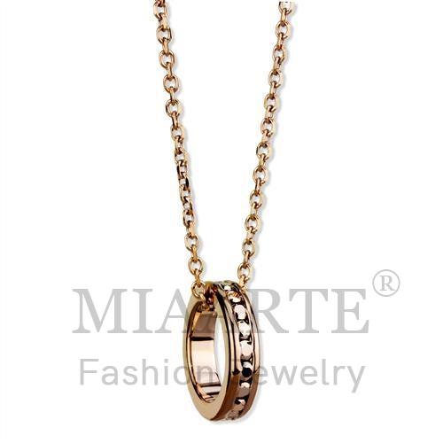 Chain Pendant,Brass,IP Rose Gold(Ion Plating),Top Grade Crystal,Crystal Metal light gold,Round
