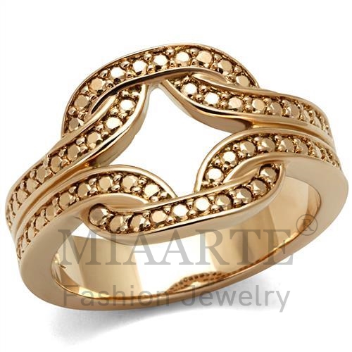 Ring,Brass,IP Rose Gold(Ion Plating),AAA Grade CZ,Crystal Metal light gold
