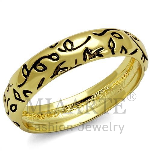Ring,Brass,Gold,Epoxy,Jet
