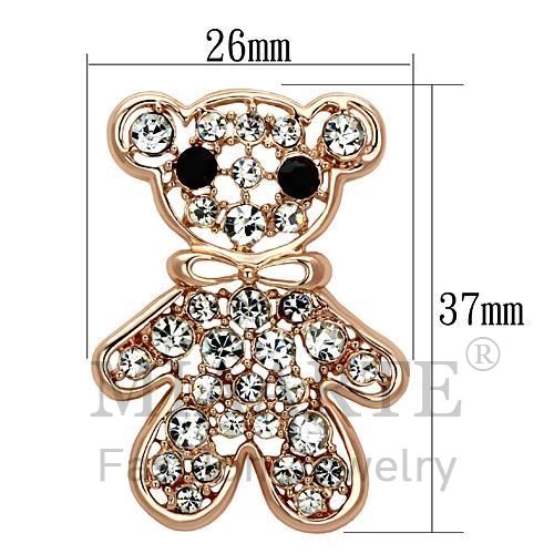 Flash Rose GoldTop Grade CrystalBrooches