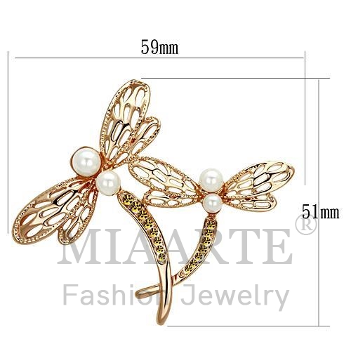 Flash Rose GoldPearlBrooches