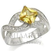 Ring,Sterling Silver,Silver Plated,AAA Grade CZ,Topaz