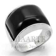 Wholesale Synthetic, Jet, Rhodium, Women, Sterling Silver, Ring