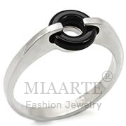 Wholesale Semi-Precious, Jet, Silver Plated, Women, Sterling Silver, Ring