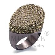Wholesale Top Grade Crystal, CitrineYellow, Chocolate Gold, Women, Brass, Ring
