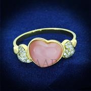 Wholesale Synthetic, Rose, Gold, Women, Sterling Silver, Ring