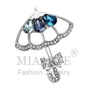 Wholesale Synthetic, MultiColor, Imitation Rhodium, Women, White Metal, Brooches