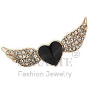 Wholesale Top Grade Crystal, MultiColor, Flash Rose Gold, Women, White Metal, Brooches