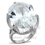 Wholesale AAA Grade CZ, Clear, Silver Plated, Women, Sterling Silver, Ring