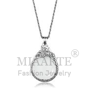 Wholesale Top Grade Crystal, Clear, Rhodium, Women, Brass, Magnifier pendant