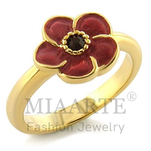 Ring,White Metal,Gold,Top Grade Crystal,Siam