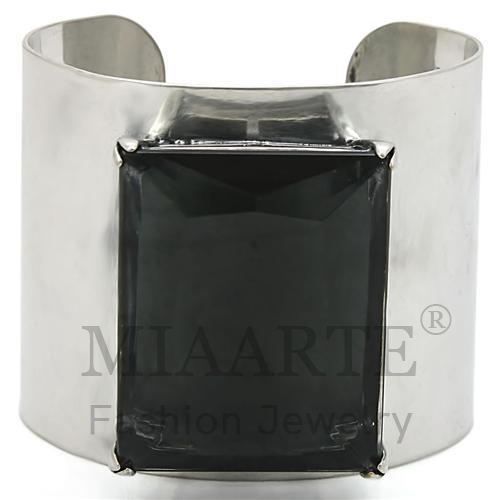 Bangle,Brass,Antique Silver,Synthetic,BlackDiamond,Synthetic Glass