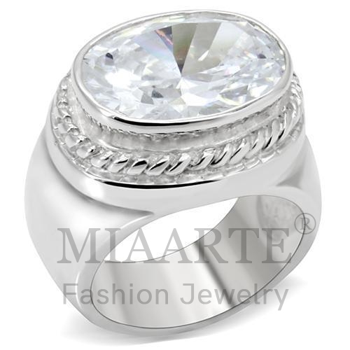 Ring,Sterling Silver,Silver Plated,AAA Grade CZ,Clear