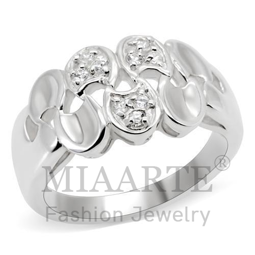 Ring,Sterling Silver,Silver Plated,AAA Grade CZ,Clear