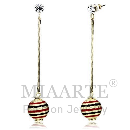Earrings,Iron,Gold,Top Grade Crystal,Clear