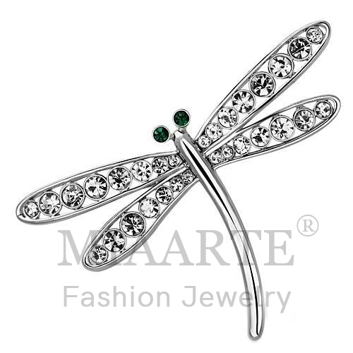 Brooches,White Metal,Imitation Rhodium,Top Grade Crystal,Clear
