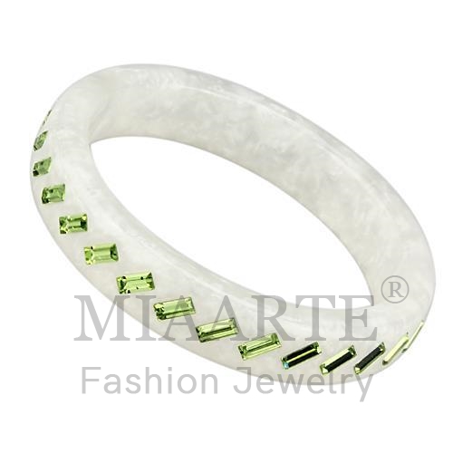 Bangle,Resin,N/A,Top Grade Crystal,Peridot