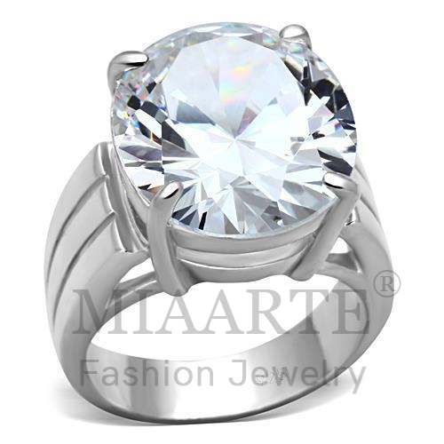 Ring,Sterling Silver,Silver Plated,AAA Grade CZ,Clear