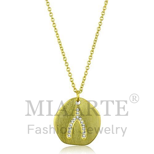 Chain Pendant,Brass,Gold & phll,Top Grade Crystal,Clear