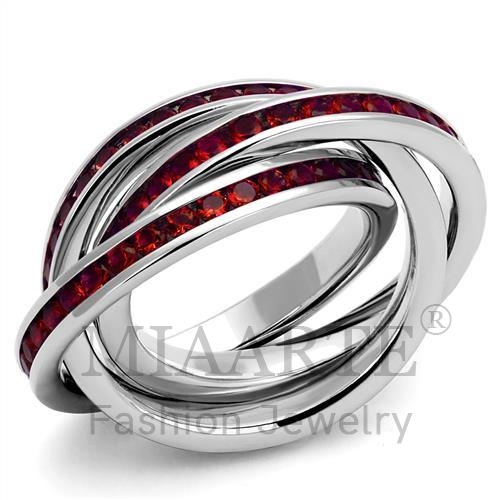 Ring,Brass,Rhodium,Synthetic,Siam,Synthetic Glass
